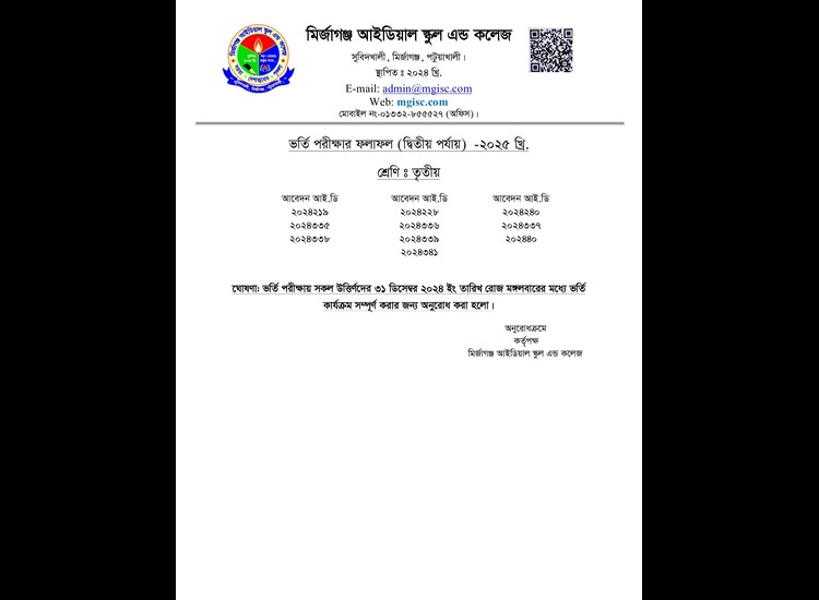 Class Room, Lab, Library